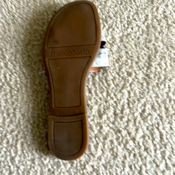 Franco Sarto Women A-GINELLE snake leather slippers size 8.5 - Picture 7 of 8